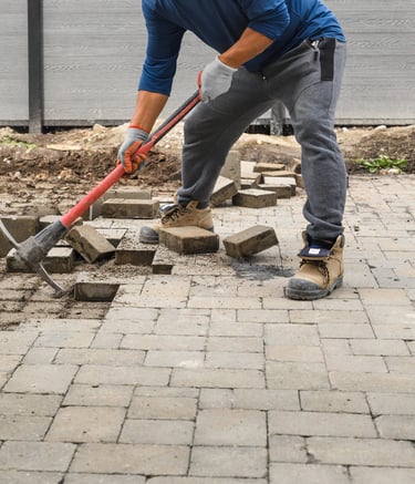 Réparation de pavé uni Brossard