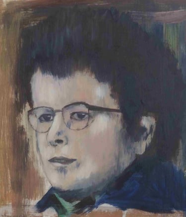 Leni, olie on canvasplaat