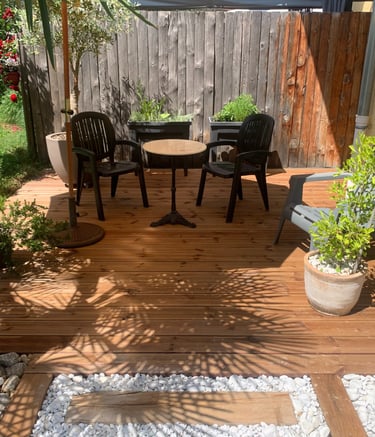 restauration d'une terrasse bois à Annecy