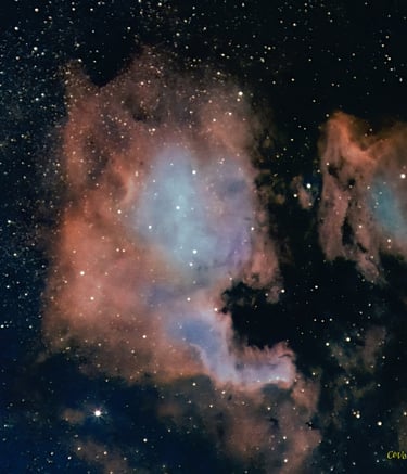 North American and Pelican Nebulas