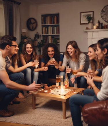 a man riding a skateboard down a street next to tall buildings