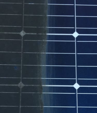 Lavage de panneaux photovoltaïques DG Services dans toute la Suisse +30% d'efficacité énergétique