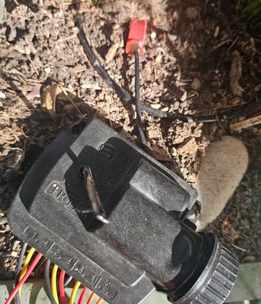 a radio receiver with wires and wires connected to a radio