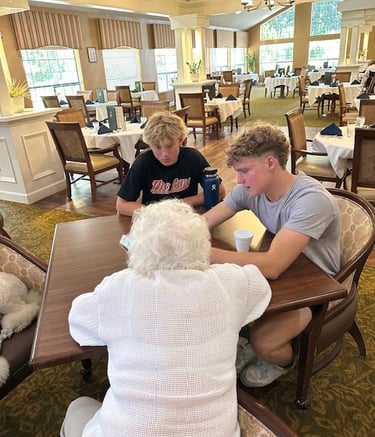 Assistance for seniors facing technology challenges in assisted living communities.