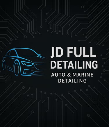 “High-gloss ceramic coating finish on black vehicle”