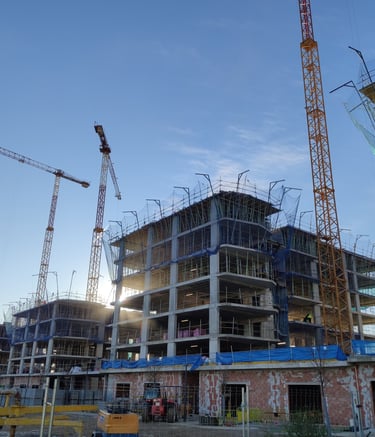 edificios con estructura de hormigón