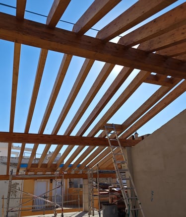 estructura de madera