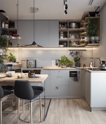 a large body of water surrounded by mountains