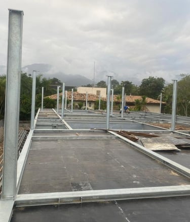 Projeto Executivo,  Fabricação e Montagem de residência com 2500m²