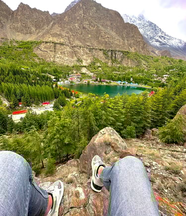 Shangrila Resort with Lower Kachura Lake in Skardu