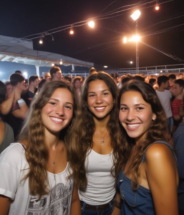 A group of people celebrating at a country-themed event.