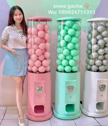 jasa sewa dan rental mesin gacha / gachapon
