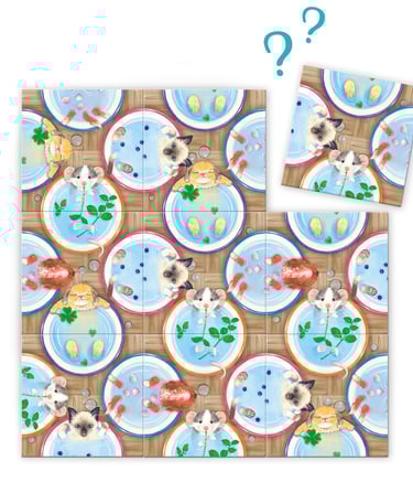 9-Teile Puzzle - Pets