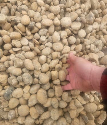 1.5 inch river rock