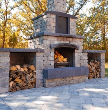 Outdoor Fireplace - Barkman