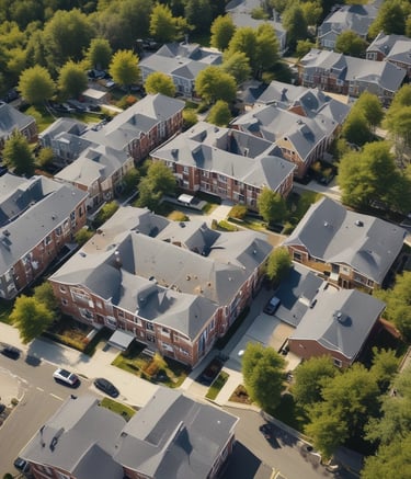 A classroom filled with students sitting at desks, with a teacher standing near a chalkboard. The chalkboard contains various written topics such as definition, feelings, and treatment. A student in the foreground raises their hand, suggesting active participation. The walls are adorned with colorful artwork and educational posters. A map of Europe is displayed prominently.