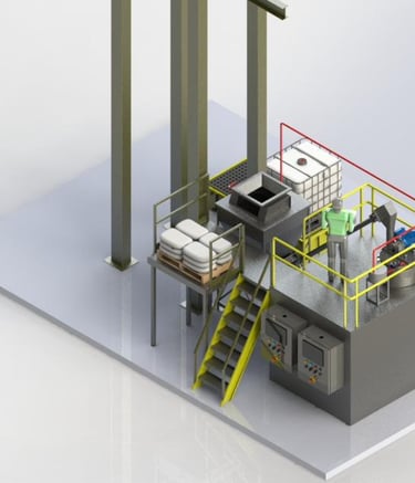 Dosificador de Borax Liquido para adhesivo no setor de papelao corrugado