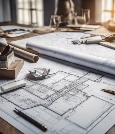 imagen mesa trabajo arquitecto