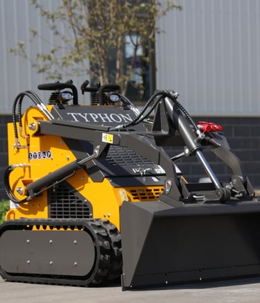 Brand New TYPHON STOMP 2,000lbs Mini Skid Steer 23HP Gas EPA Engine USA
