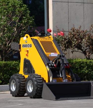 small mini skid steer loader for small spaces