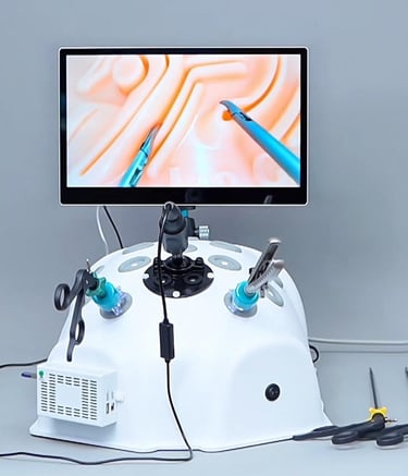 vanenferse Laparoscopic Suture Practice Kit Trainer Box Simulator Laparoscopy Trainer Box, Laparosco