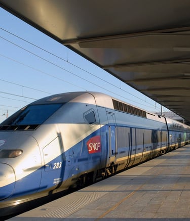 Taxi vers et depuis gare TGV Aix en Provence , Marseille Saint Charles.