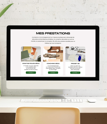 Landing page webdesign entrepreneur