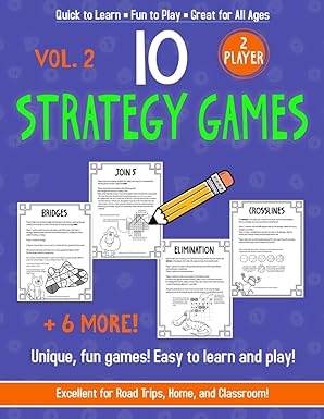 paper and pencil games for kids book on Amazon.com