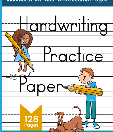 kindergarten handwriting lined practice paper workbook on Amazon.com