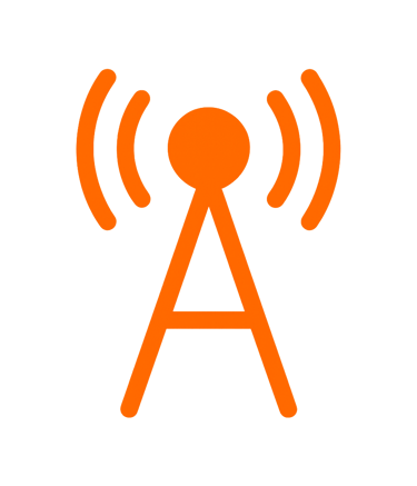icono de alta eficiencia en el espectro por ser transmisión digital, no más interferencias.