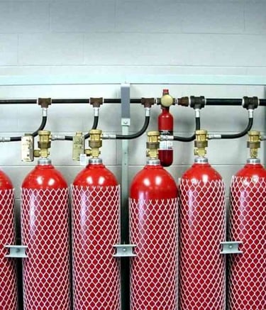 🧊 نظام إطفاء  ثاني أكسيد الكربون (CO2 System)