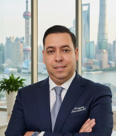 Miguel Orjuela CEO MINGYANG INTERNATIONAL S.A.S EMPRESARIO COLOMBIANO