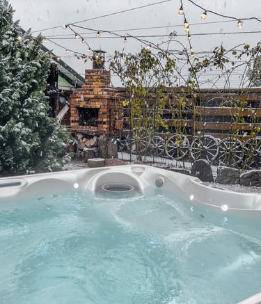 Jacuzzi, lauko burbulinė vonia, kubilas, Palanga