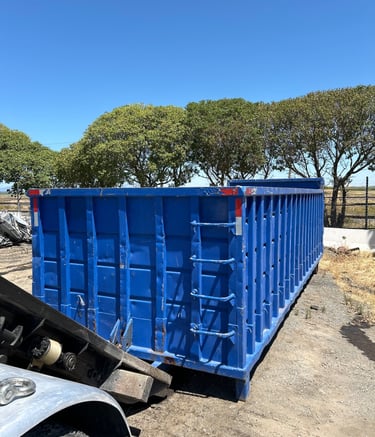 40 yards dumpster size