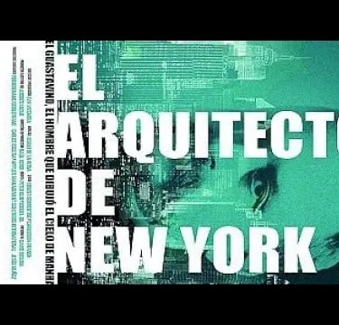 Afiche de la película documental El Arquitecto de Nueva York