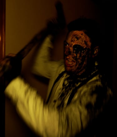 Nathan Green, Corrupted Axe Murderer, 1000 steps, 2020