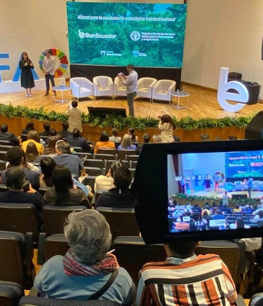 Grabación de evento FAO con publico presente