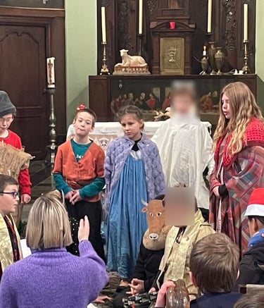 crèche vivante de madame Julie