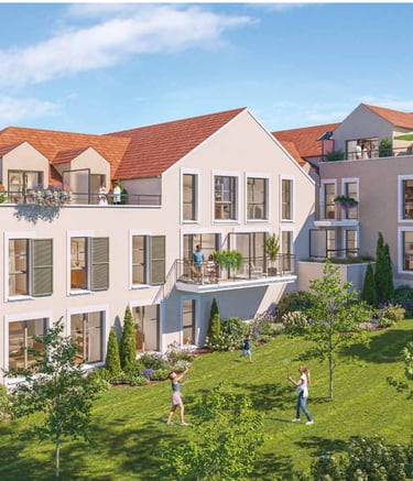 Vue intérieur du clos de l'yvette à Gif Sur Yvette