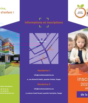 a flyer for the nursery