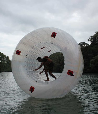 dandeli resorts offer river zorbing