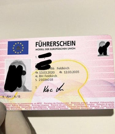 permis de conduire Autriche 