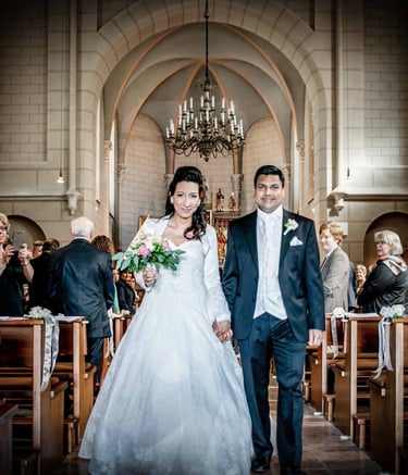 Hochzeitsfotografie, kirchliche Trauung