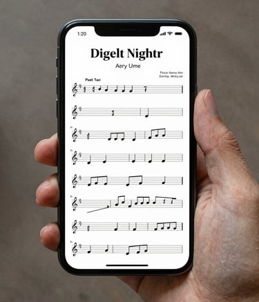 A sleek dashboard showing band management tools with dark theme and indigo highlights