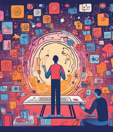 Close-up of AI assistant interface on a tablet screen