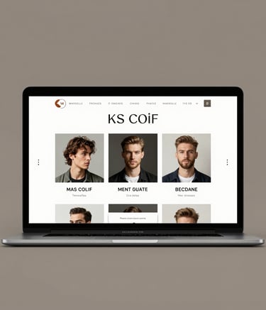 A team collaborating around a laptop with digital growth charts on screen.