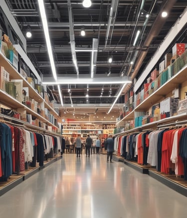 Close-up of a digital dashboard showing marketing analytics.