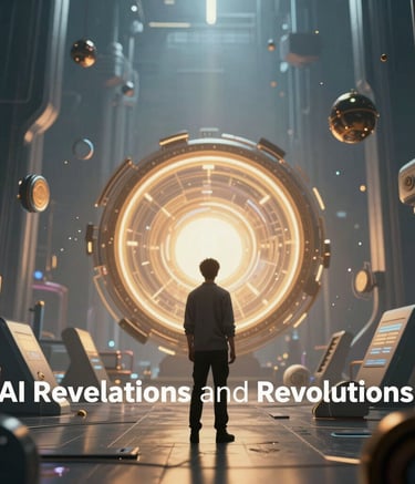 A sleek robotic arm assembling intricate components under soft blue lighting.