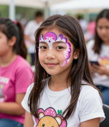 A teacher guiding a small group of children in a pottery session.