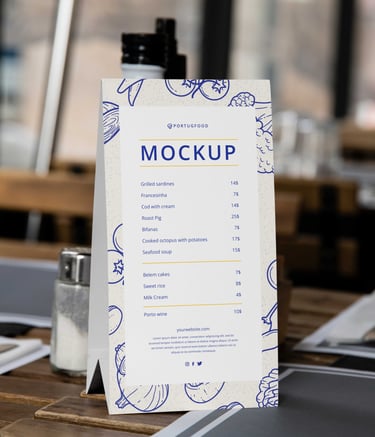 Présentoirs de table